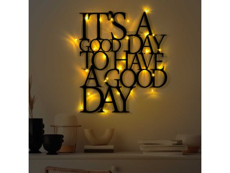 WALLXPERT Dekorativni metalni zidni pribor Its A Good Day To Have A Good Day 187