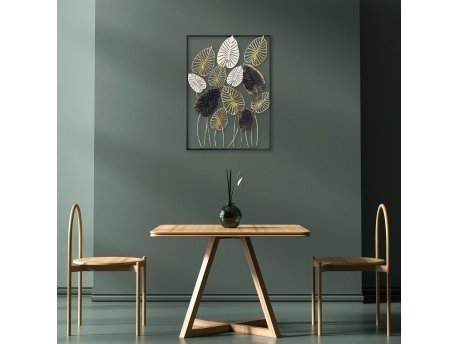 WALLXPERT Dekorativni metalni zidni pribor Atmi multicolor