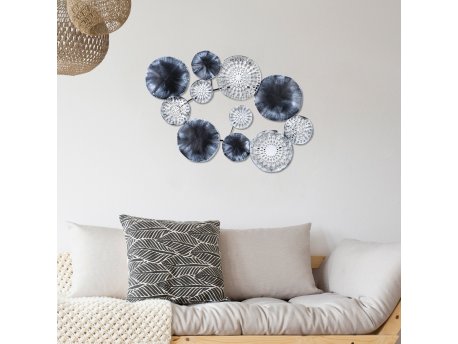 WALLXPERT Dekorativni metalni zidni pribor Charm multicolor