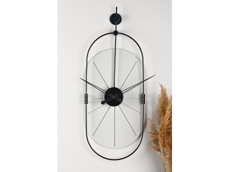 WALLXPERT Dekorativni metalni zidni sat Sntr White