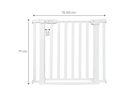 KINDERKRAFT ZAŠTITNA OGRADICA LOCK&GO WHITE