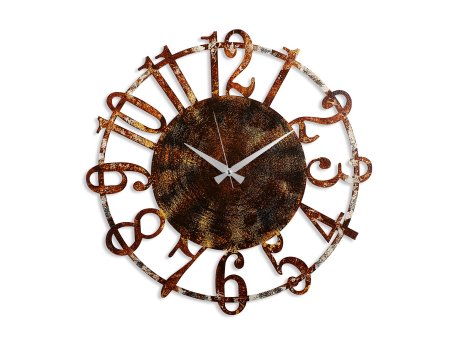 WALLXPERT Dekorativni metalni zidni sat Metal Wall Clock 15 2