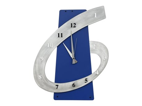 WALLXPERT Dekorativni metalni zidni sat Beyan 1 multicolor
