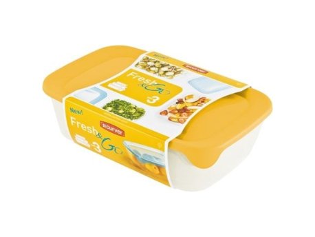 CURVER Kutije za hranu set 0.5L+1L+2L Fresh And Go