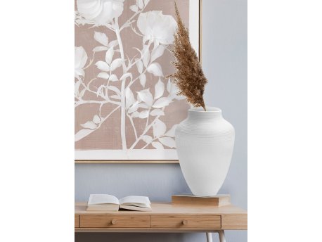 WALLXPERT Vaza bela DKR0490 (742TMA4871)