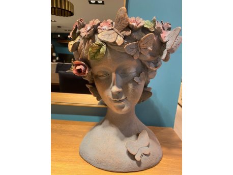 WALLXPERT Vaza Kelebek Antique Cream