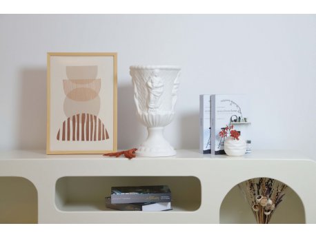WALLXPERT Keramička vaza Caesar White