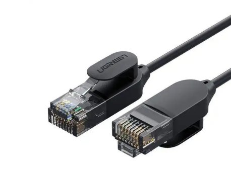 UGREEN NW122 CAT6A mrežni kabl od čistog bakra 1m (crni)