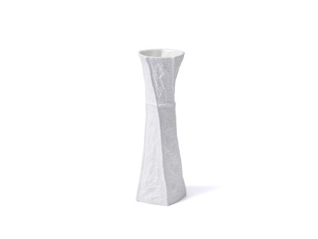 WALLXPERT Keramička bela vaza LCA0023