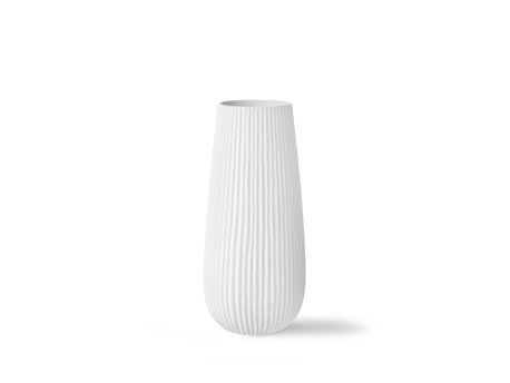 WALLXPERT Keramička bela vaza DKR0488