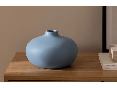 WALLXPERT Plava keramička vaza CY0192