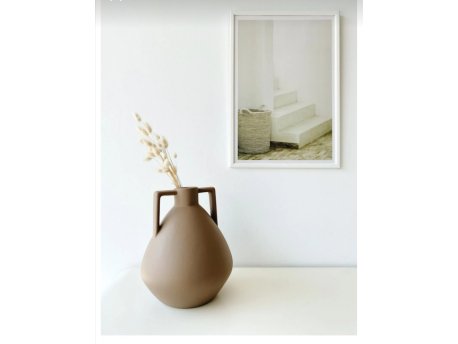WALLXPERT Keramička vaza Tile Brown