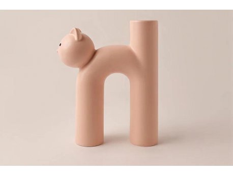 WALLXPERT Keramička pink vaza CY0104