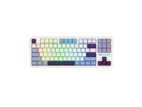 REDRAGON Tastatura Antonium Pro K728 80% Wireless Belo/Plava