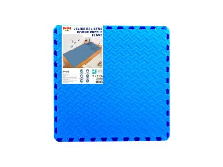 PERTINI Velike reljefne podne puzzle plave