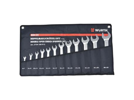 WURTH Red Stripe Set duplo-viljuškastih ključeva OK 6-32, 12 komada (5754104912)
