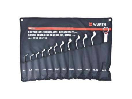 WURTH Red Stripe Set duplo-viljuškastih ključeva OK 6-32, 12 komada (5754105912)