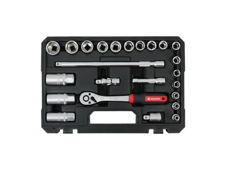 WURTH Red Stripe Set nasadnih ključeva 3/8'', 24 komada (5763138024)