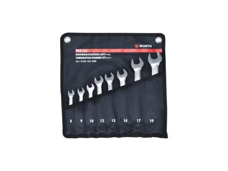 WURTH Red Stripe Set okasto-viljuškastih ključeva OK 8-19, 8 komada (5754101908)