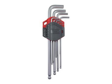 WURTH Red Stripe Set L-imbus odvijača, loptasta glava, dugi, 1,5-10 mm, 9 komada (575243100)