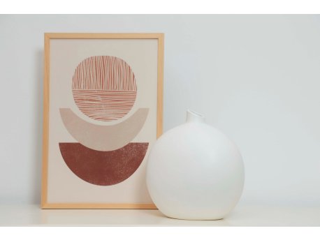 WALLXPERT Keramička vaza Bubble White