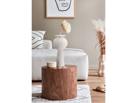 WALLXPERT Bela keramička vaza DKR0478
