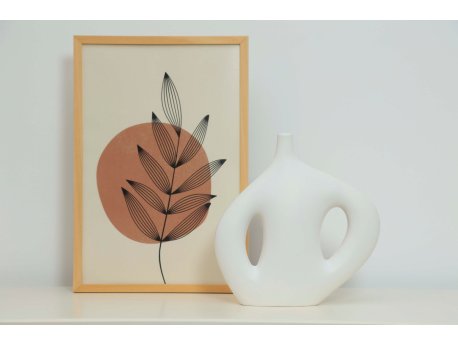 WALLXPERT Vaza keramička Nuova White