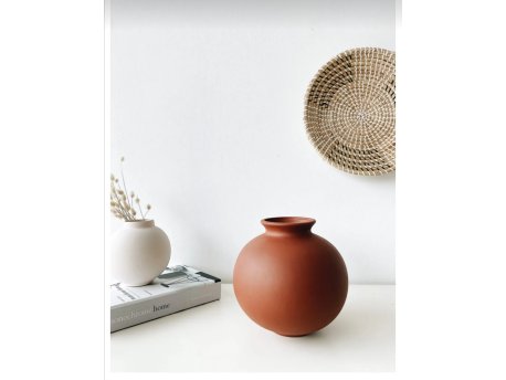 WALLXPERT Keramička vaza Topi Tile Red