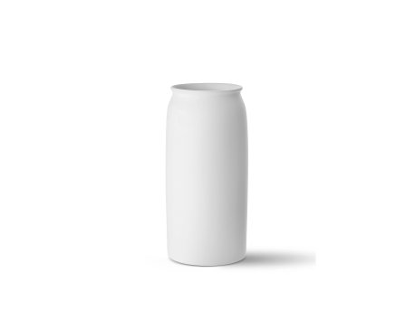 WALLXPERT Bela keramička vaza DKR0485