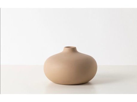 WALLXPERT Bež keramička vaza Sphere Beige