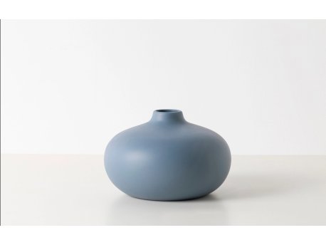 WALLXPERT Keramička vaza Sphere Grey Blue