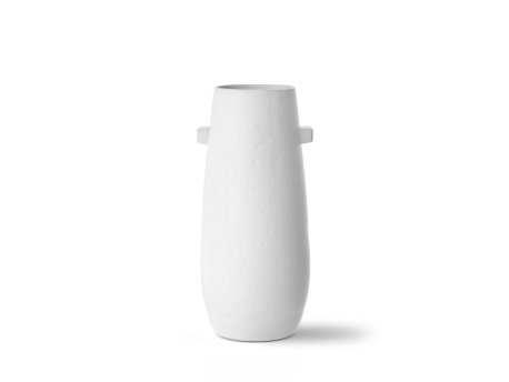 WALLXPERT Bela keramička vaza DKR0482