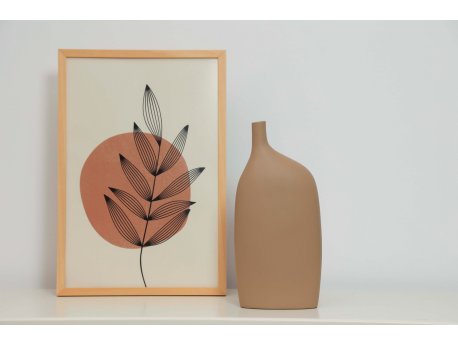 WALLXPERT Keramička vaza Dome Long Beige