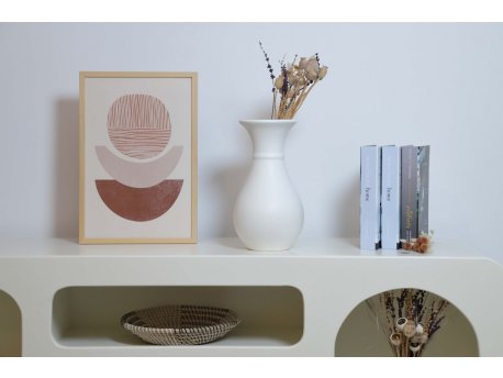 WALLXPERT Keramička vaza Cannas White