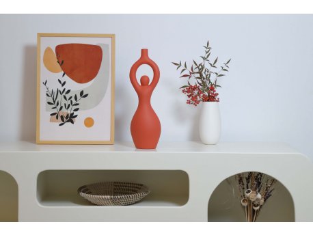 WALLXPERT Keramička vaza Lossin Orange