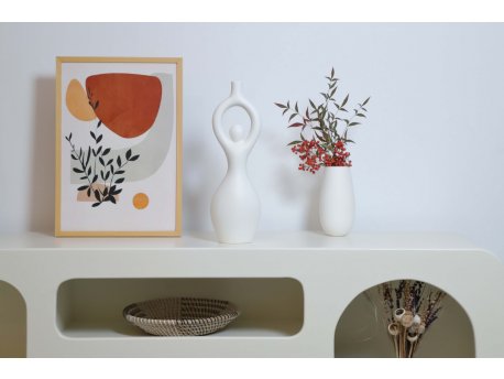 WALLXPERT Keramička vaza Lossin White