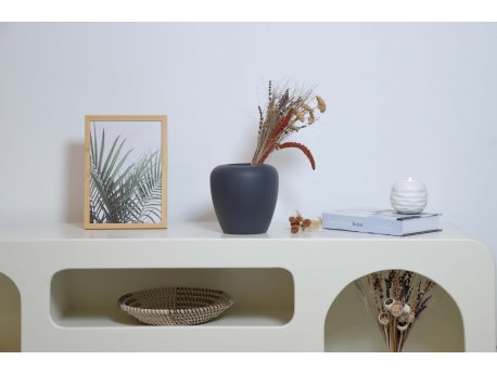 WALLXPERT Keramička vaza Tisha Small Anthracite