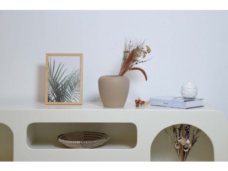 WALLXPERT Keramička vaza Tisha Small Beige