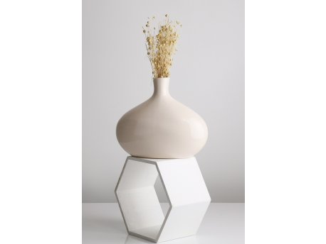 WALLXPERT Krem keramička vaza BSG130