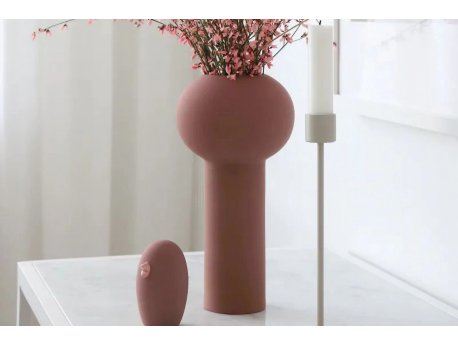 WALLXPERT Keramička vaza u puder roze boji CY0223