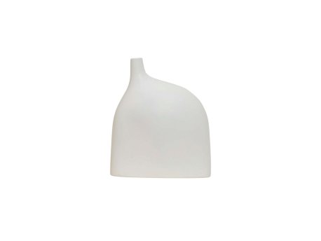 WALLXPERT Vaza keramička Dome Short White