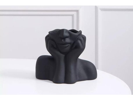 WALLXPERT Vaza Iskandinav Layd Black