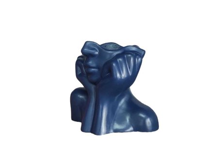 WALLXPERT Vaza Iskandinav Layd Indigo Blue