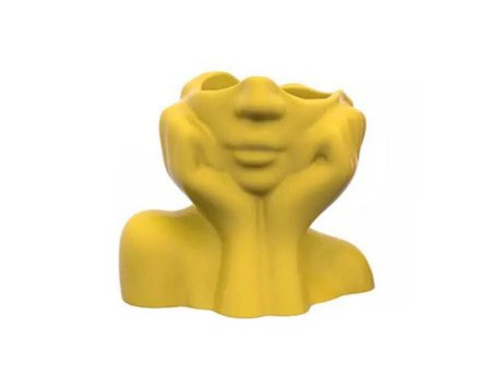 WALLXPERT Vaza Iskandinav Layd Yellow