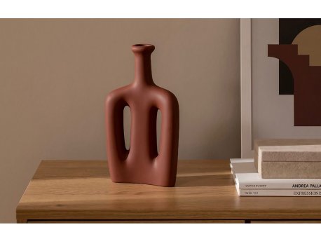 WALLXPERT Keramička vaza Tile Red CY0122