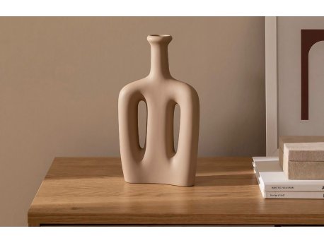 WALLXPERT Keramička braon vaza CY0123