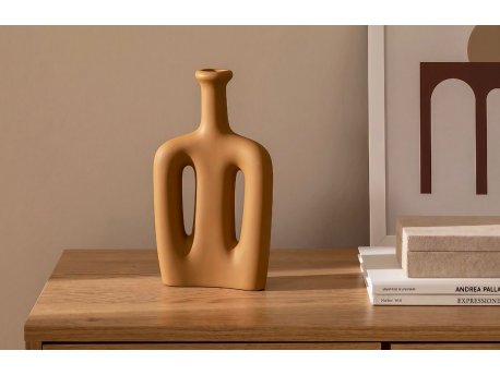 WALLXPERT Braon keramička vaza CY0124