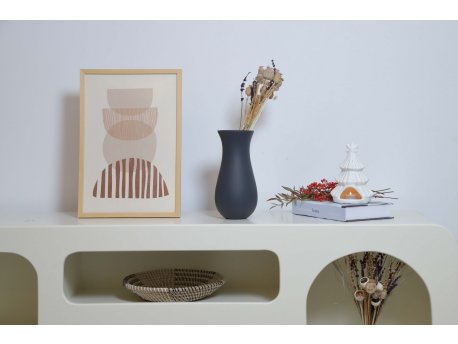 WALLXPERT Vaza Rosa Anthracite