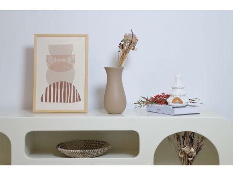 WALLXPERT Vaza Rosa Beige
