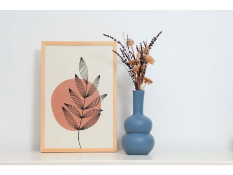 WALLXPERT Vaza Canber Grey Blue